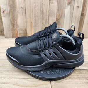 Mens Nike React Presto size 11 Triple Black Athletic Running Shoes